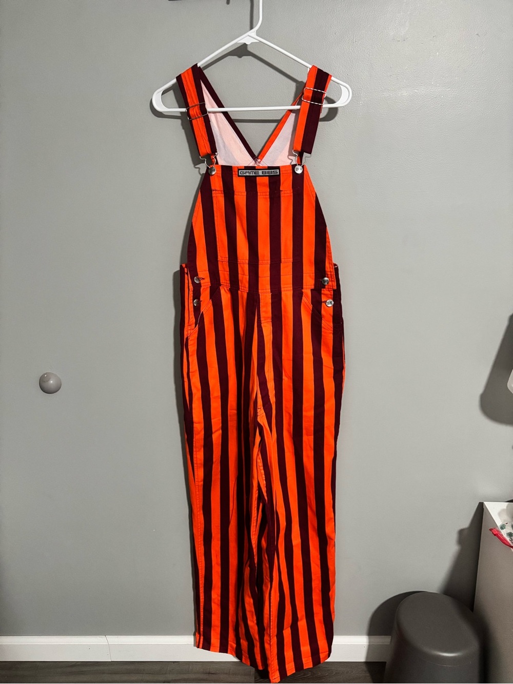 Virginia Tech Orange & Maroon Gameday Bibs Overalls